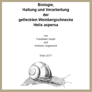 Weinbergschnecken-Zuchtbuch. Das Weinbergschnecken-Zuchtbuch beschäftigt sich mit der Schneckenproduktion, Verarbeitung und Zubereitung aber auch Biologie Gehegebaukasten und Rezepte.